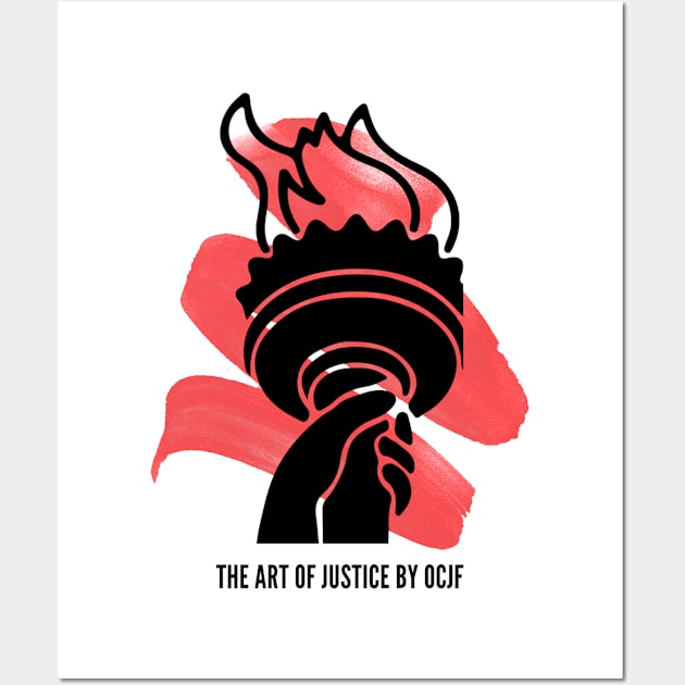 Art of Justice Torch Wall Art by OCJF